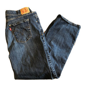 Levi's 505 Women's Size 16 Blue Denim Jeans Straight Cotton Casual (32x28)